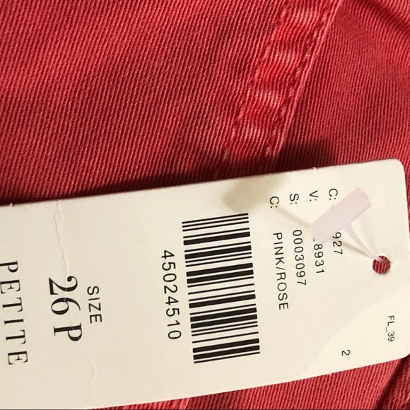 NWT Anthropologie Relaxed Chino Trousers, 26P - Picture 2 of 4